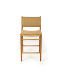 Zena backed counter stool