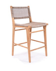 Zena backed counter stool