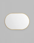 Bjorn Oval Mirror - Brass