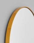 Bjorn Oval Mirror - Brass