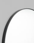 Bjorn Round Mirror - Black