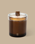 Black Blaze Scented Candle - Glass Lid