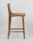 Kempsey Leather Backed Counter Stool - Toffee