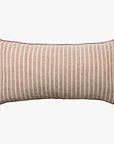Ava Toffee Stripe Pure Linen Cushion