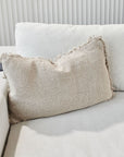 Eadie Bedouin Linen Cushion - Natural