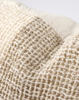 Eadie Coco Linen Cushion - White/Natural