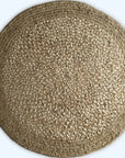 Zebra Westmore Braided Round Jute Rug