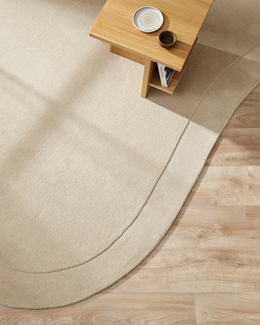 Baya Form Natural Floor Rug