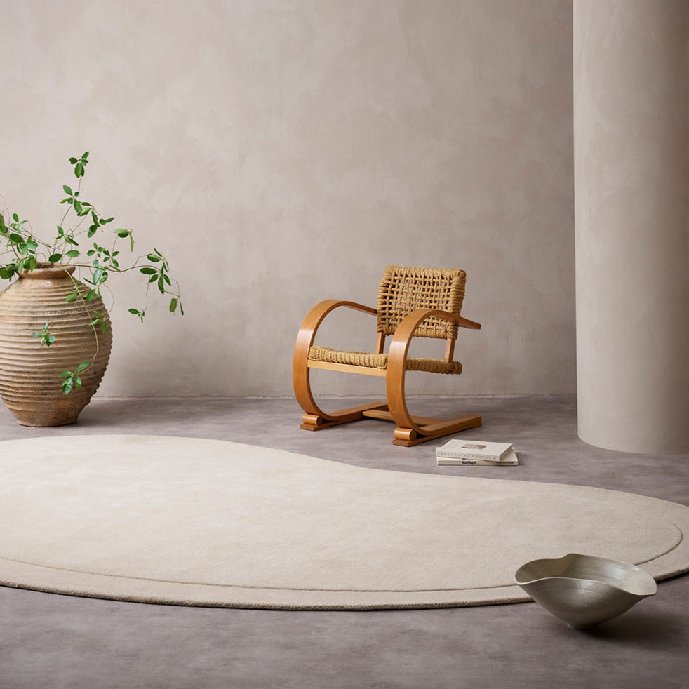 Baya Form Natural Floor Rug