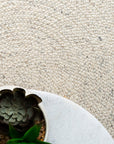 Coastal Loom Haystacks Round Rug - Natural