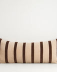 Baya Huxley Cushion - Natural/Chocolate
