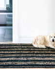 Zebra Jones Stripe Jute Rug