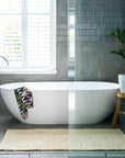 Zebra Vincent White Wash Mat