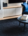 Zebra Graphite Jute Rug
