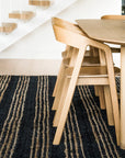 Zebra Jones Stripe Jute Rug