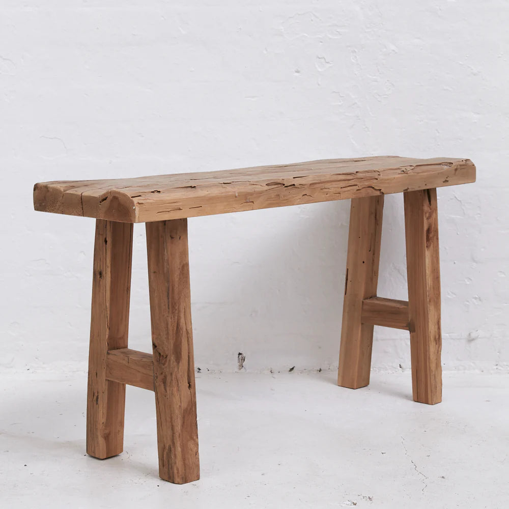 Mikha Rustic Bench Seat Jarvis + Jarvis Home