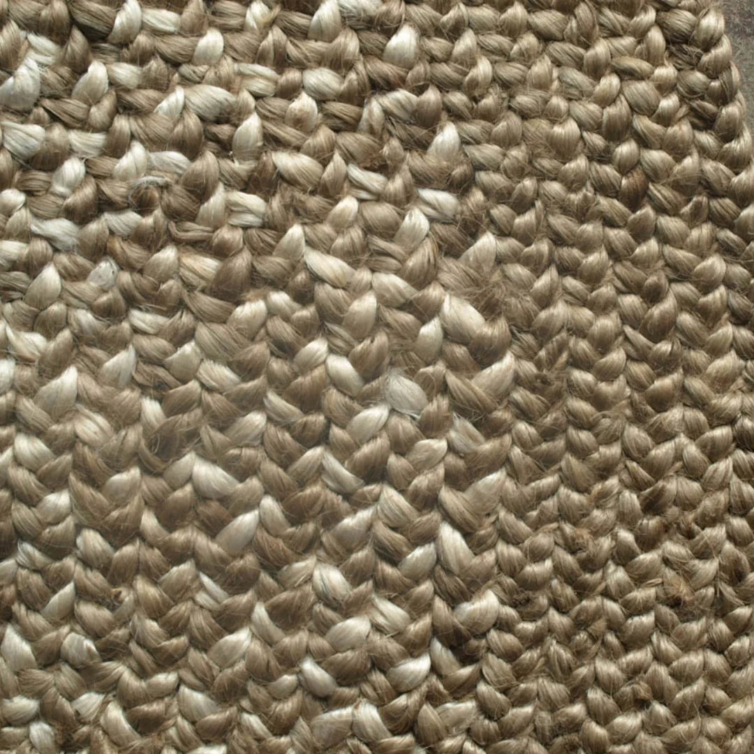 Zebra Westmore Braided Round Jute Rug