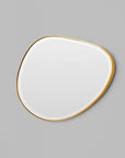Pebble Mirror - Brass