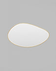 Pebble Mirror - Brass
