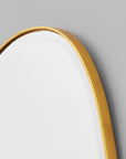 Pebble Mirror - Brass