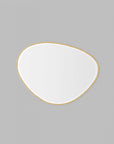 Pebble Mirror - Brass
