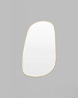 Pebble Mirror - Brass