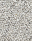 Coastal Loom Haystacks Round Rug - Pewter