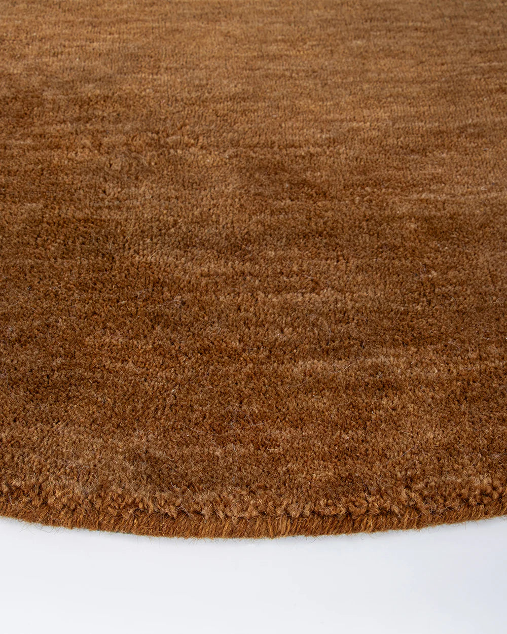 Baya Sandringham Pecan NZ Wool Round Rug