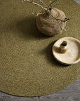 Baya Tairua Moss Green Round Rug
