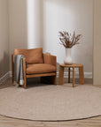 Baya Tairua Natural Straw Round Rug
