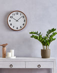 Leonard Wall Clock - Brown