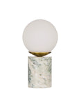 Amani Table Lamp Green & White