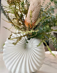 Spiral Vase - Chalk Etch
