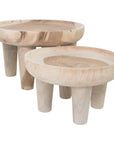 Uniqwa Collections Tamale Low Side Table - Natural