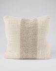 Eadie Coco Linen Cushion - White/Natural