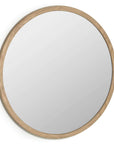 Retreat Round Timber Mirror