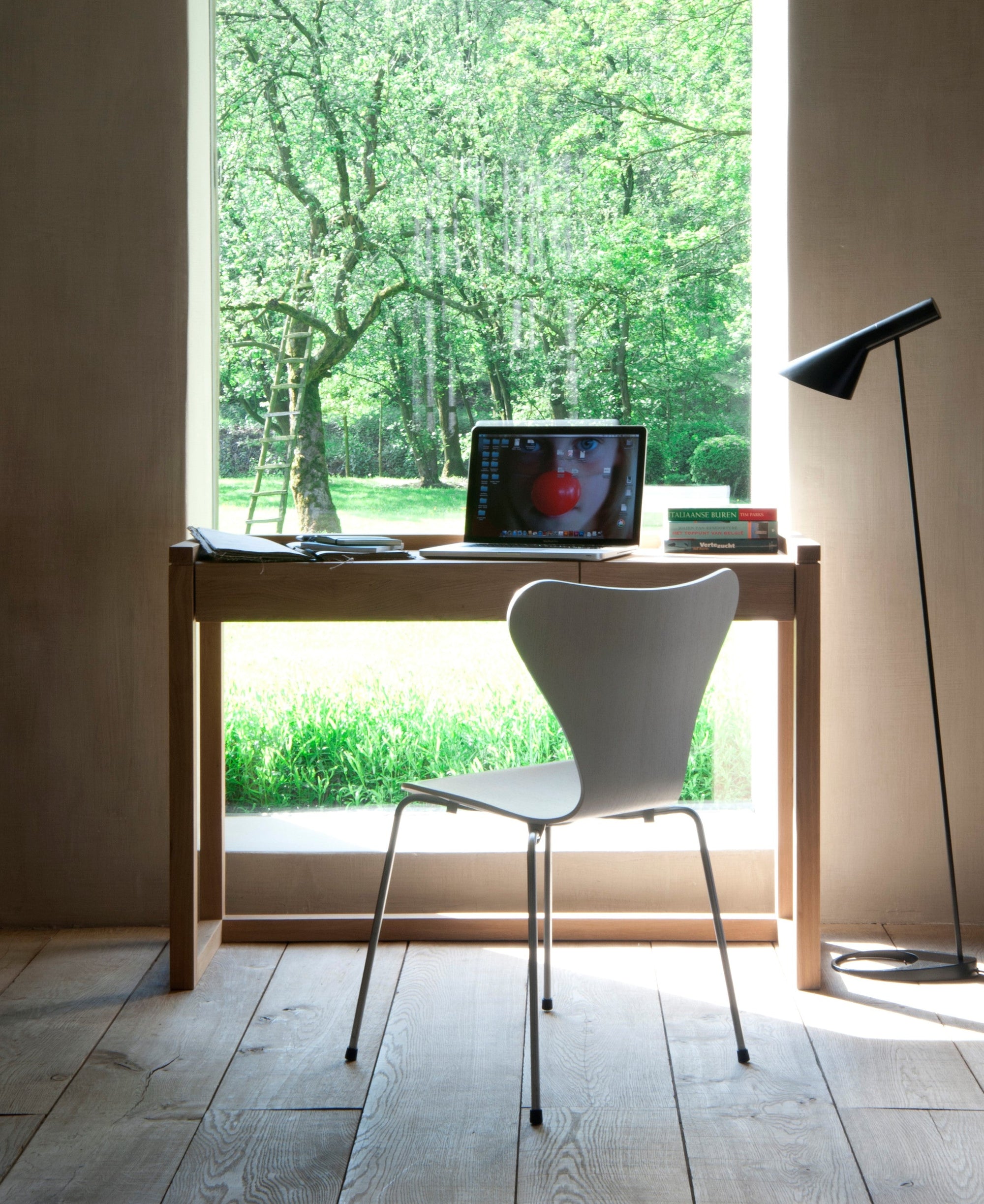 Ethnicraft Oak Frame Desk