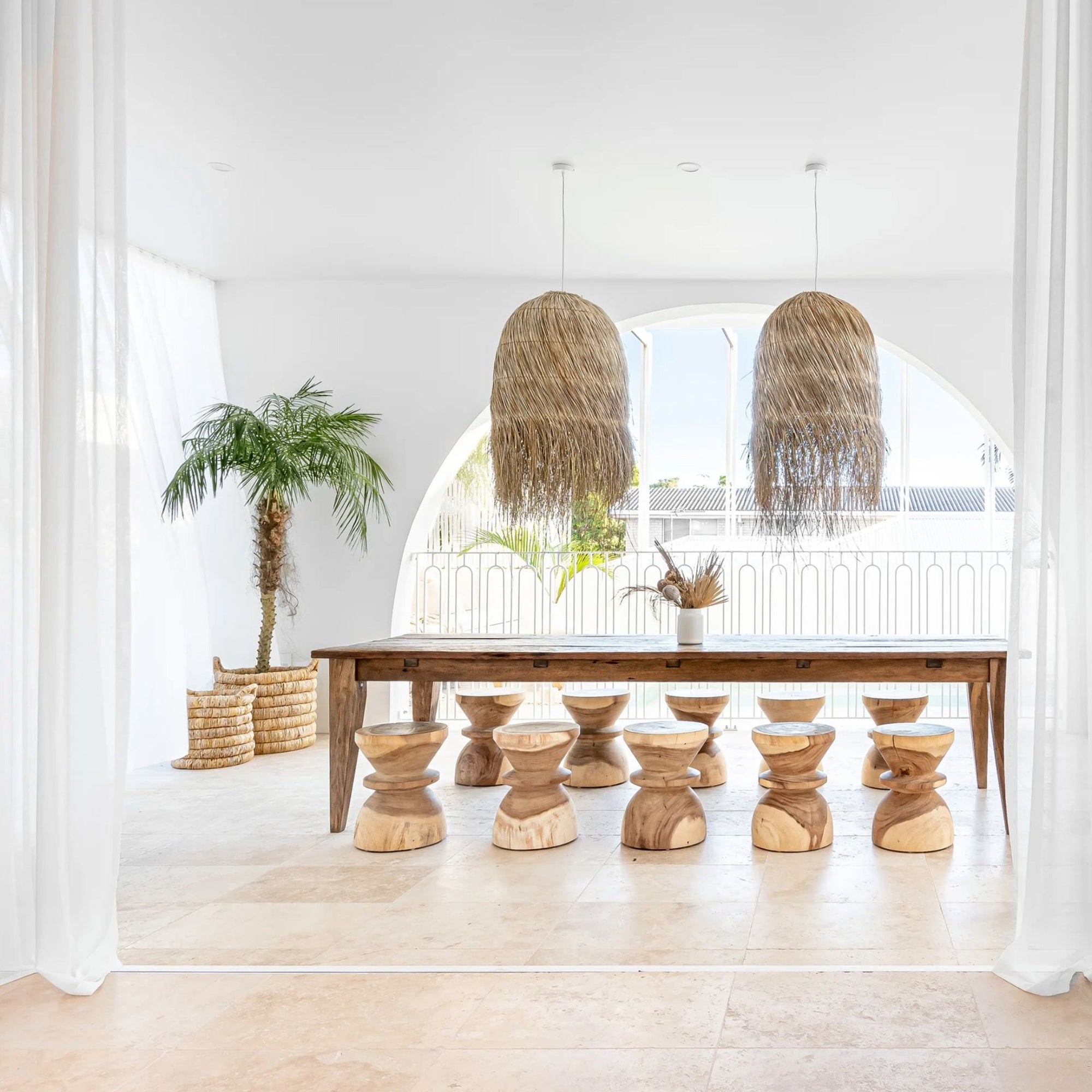 Uniqwa Collections Luleka Stool Natural