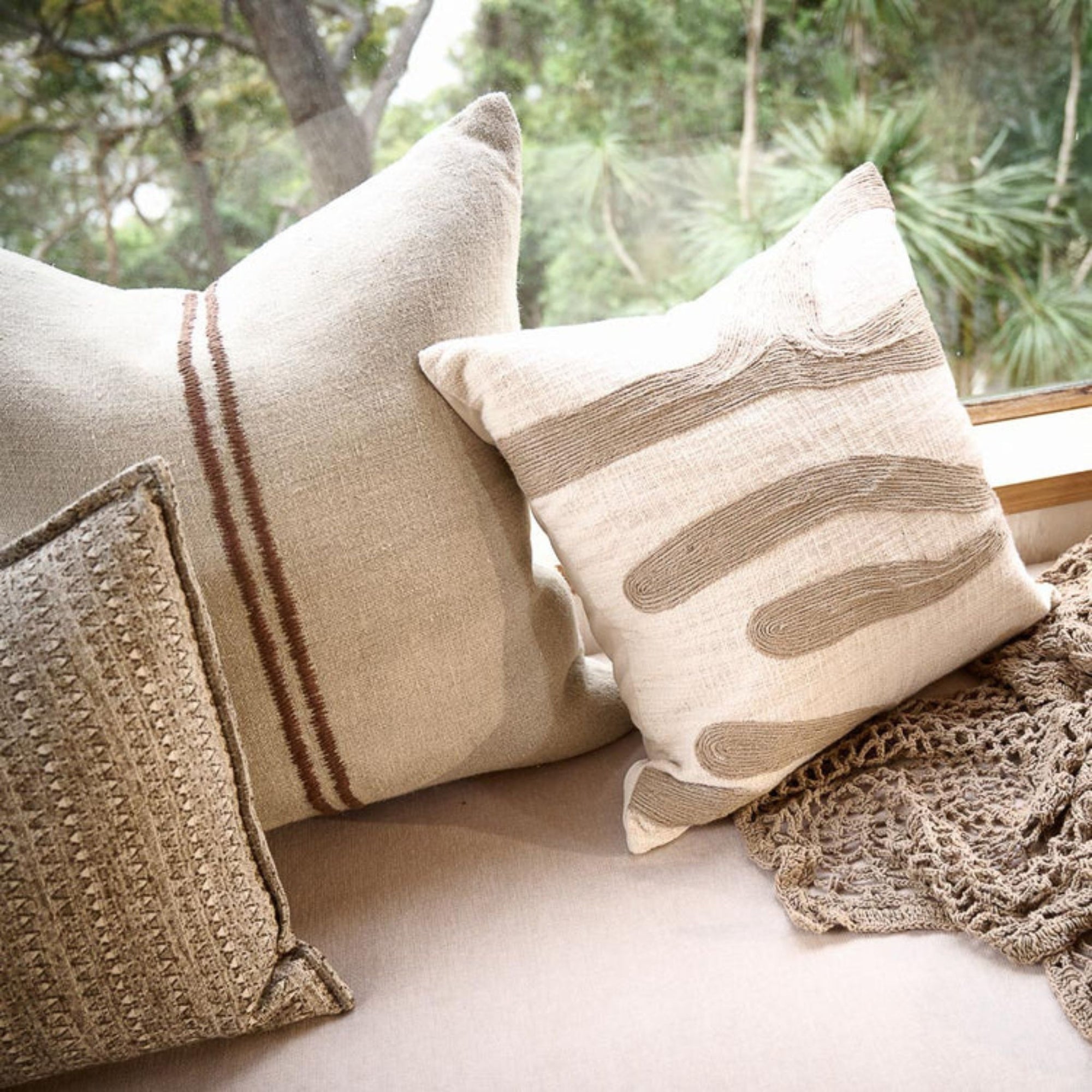 Eadie Zanth Linen Cushion