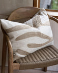 Zanth Linen Cushion - Ivory/Natural