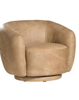 Lucca Swivel Chair | Enoki Brown | by Uniqwa Collections