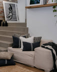 Eadie Wabi Recycled Linen Cushion