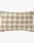 Quinn Olive Reversible Linen Cushion