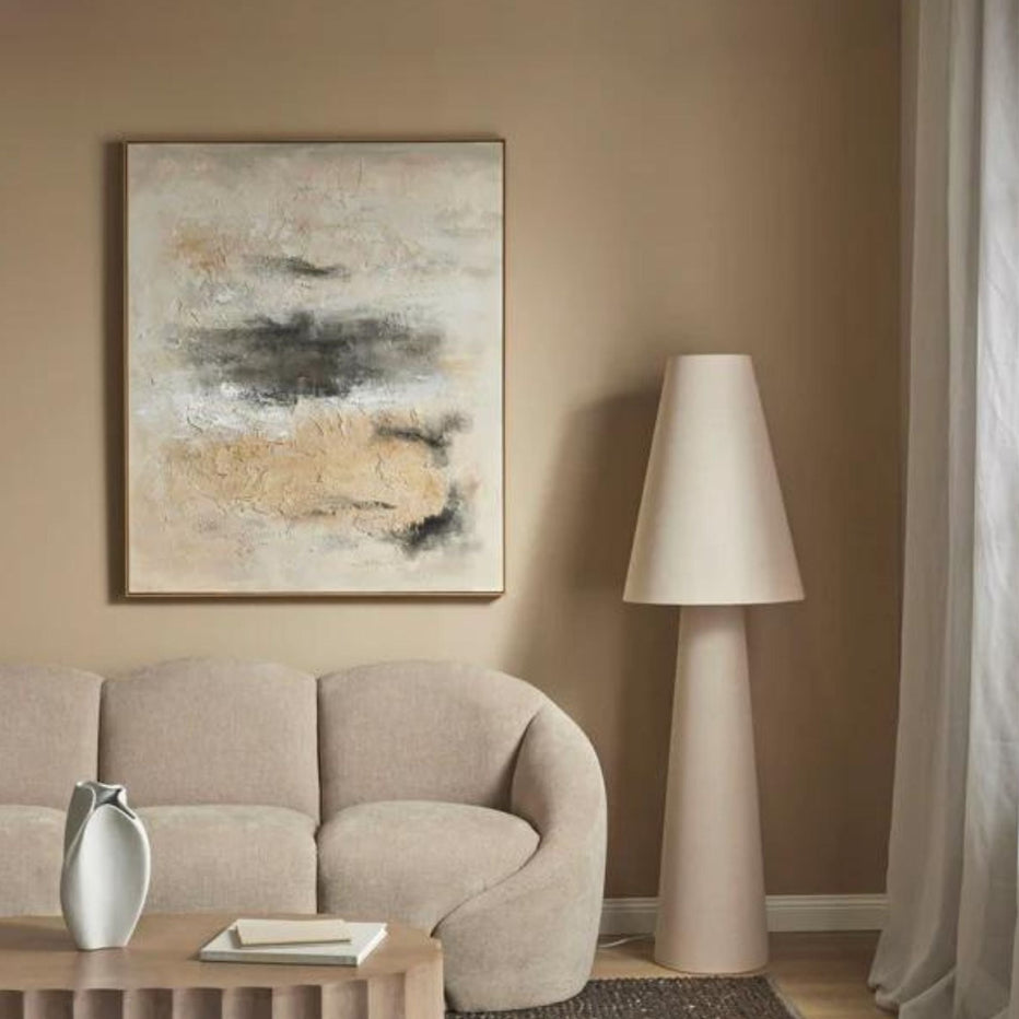 Carrington Linen Floor Lamp Jarvis + Jarvis Home