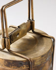 Vintage Indian Brass Lunchbox