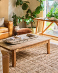 Zebra Armstrong Natural Tile Jute Rug