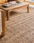 Zebra Armstrong Natural Tile Jute Rug