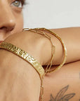 Olivia Gold Cuff Bracelet