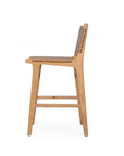 Paloma Woven Leather Backed Counter Stool
