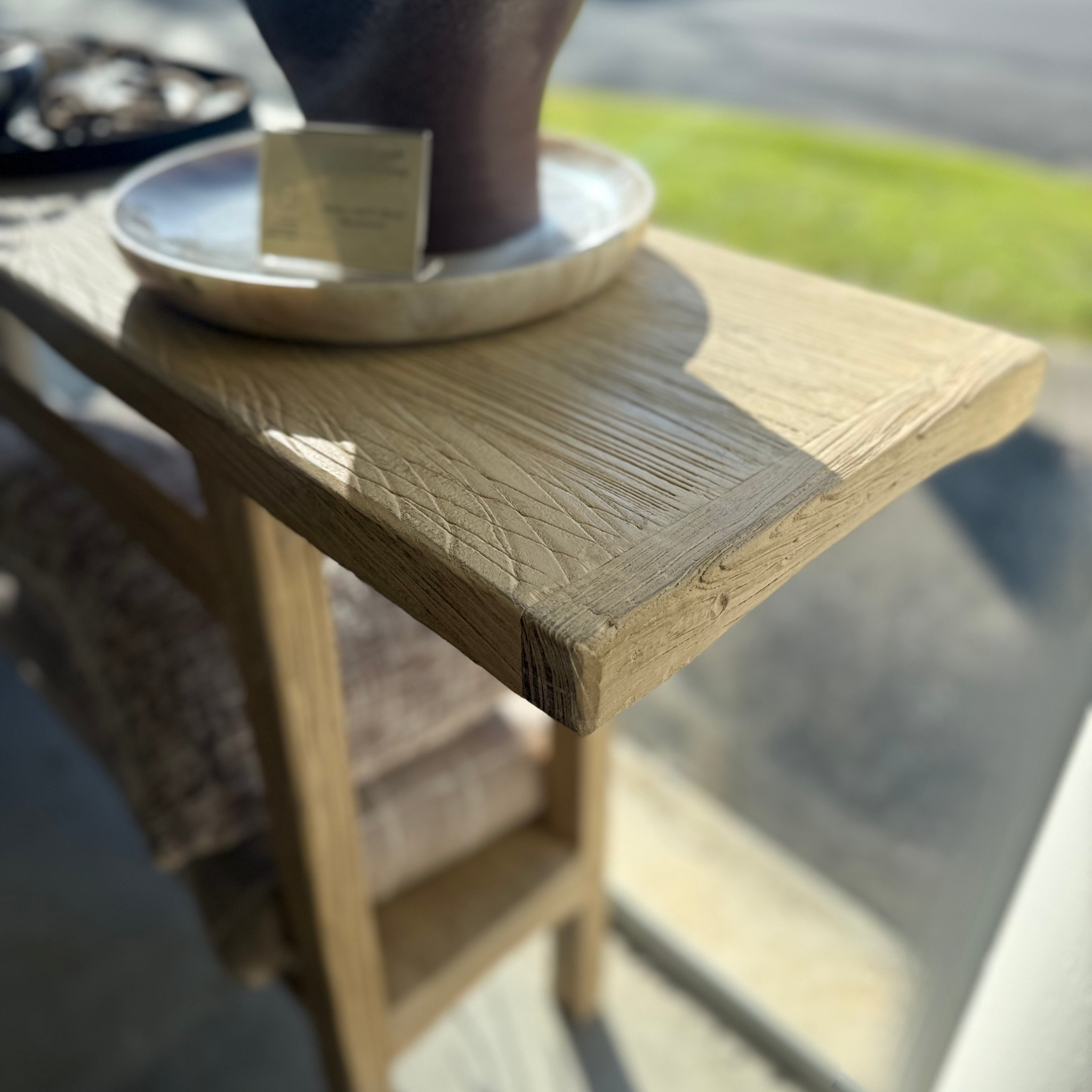 Vintage Elm Console